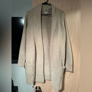 Old Navy Women's Tan Open-Front Cardigan